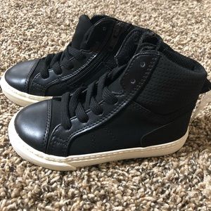 Baby Gap Faux Leather/Suede High Top Sneakers